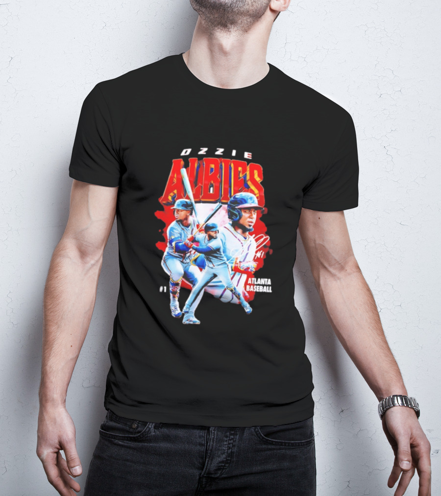 Ozzie Albies Atlanta Baseball 01 2026 MLB Collage T-Shirt