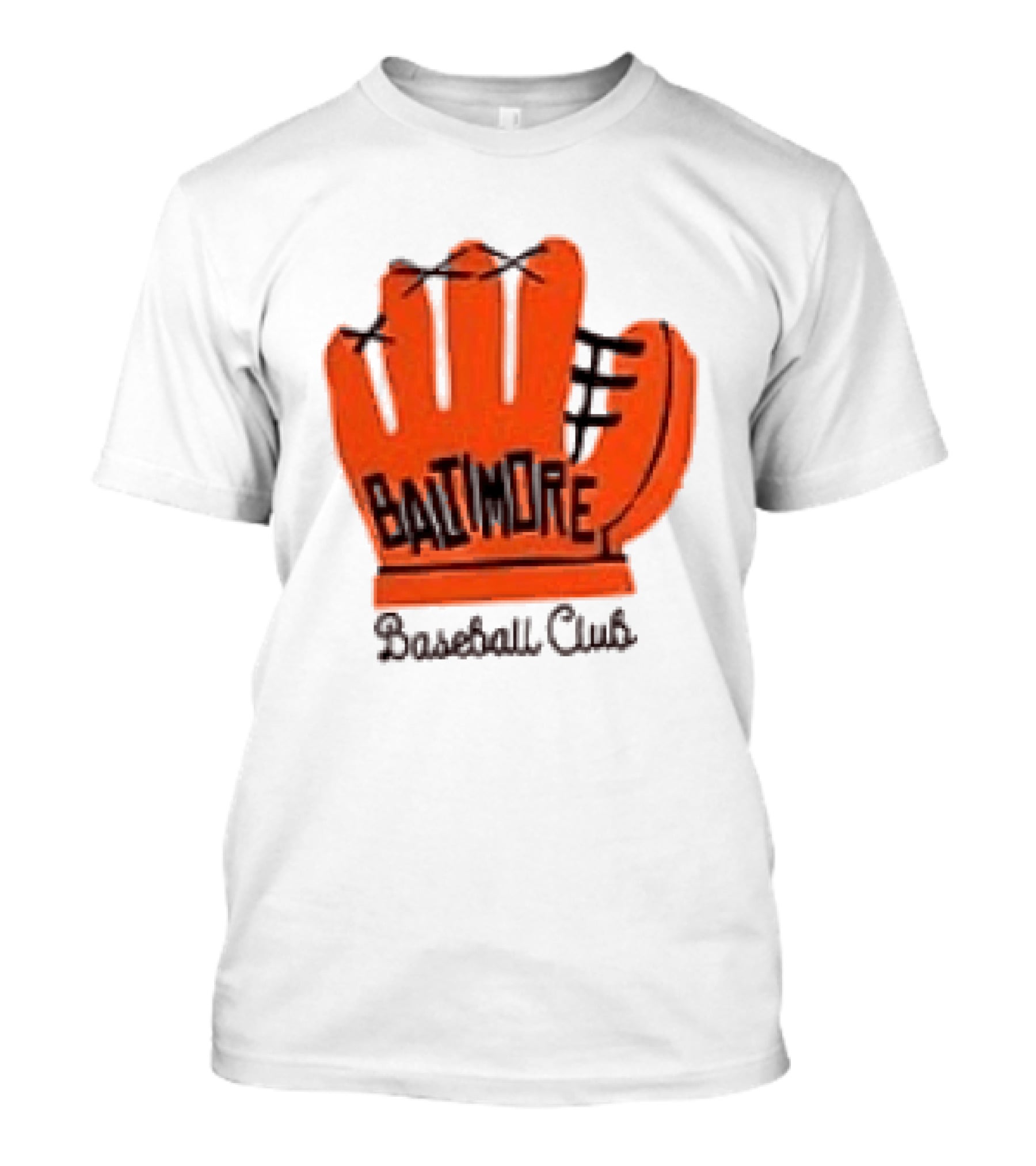 MLB Baltimore Orioles Baseball Club Orange Glove Always Better In Baltimore T-Shirt