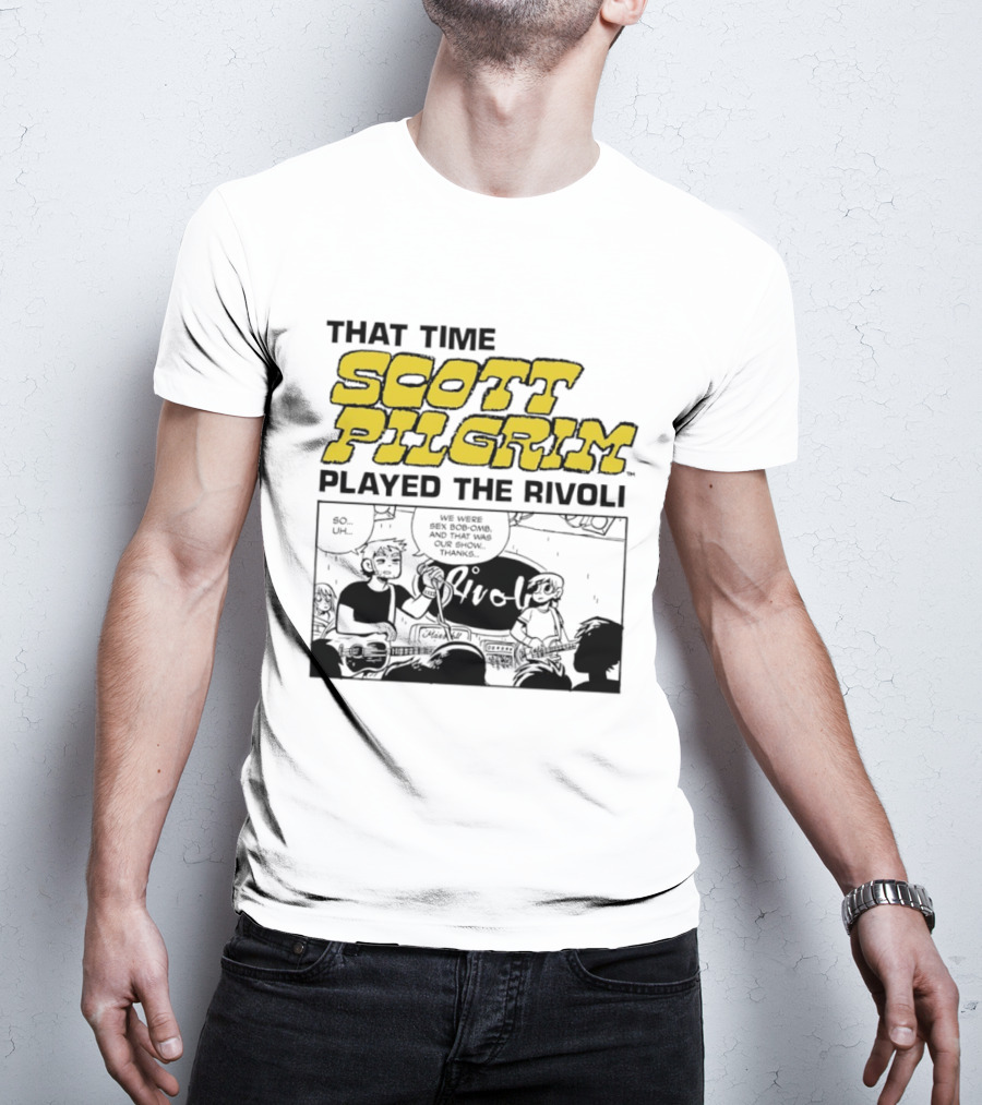 Scott Pilgrim Comic Strip That Time Played The Rivoli T-Shirt