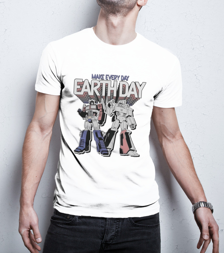 Make Every Day Earth Day Transformers T-Shirt