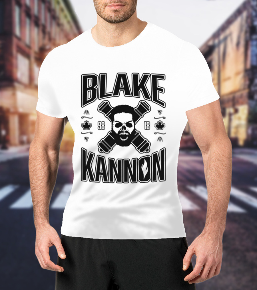 Blake Kannon 98 18 Skull Cannons Wrestling T-Shirt
