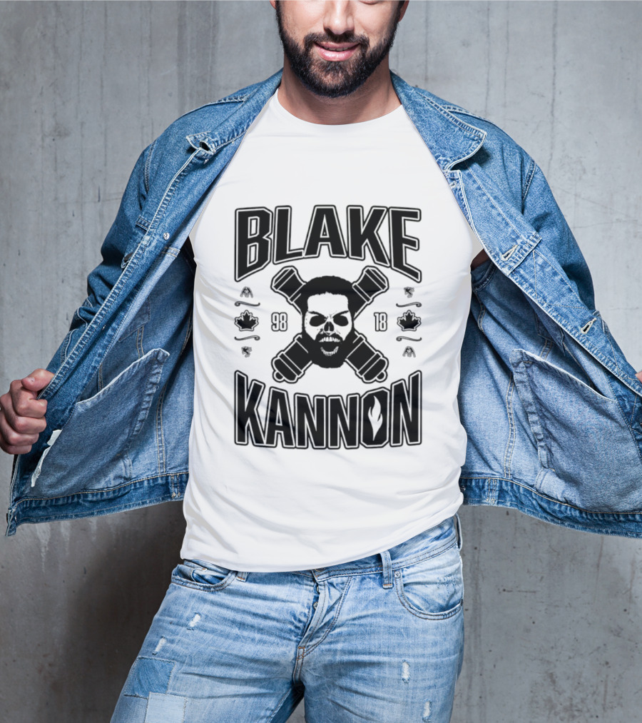 Blake Kannon 98 18 Skull Cannons Wrestling T-Shirt