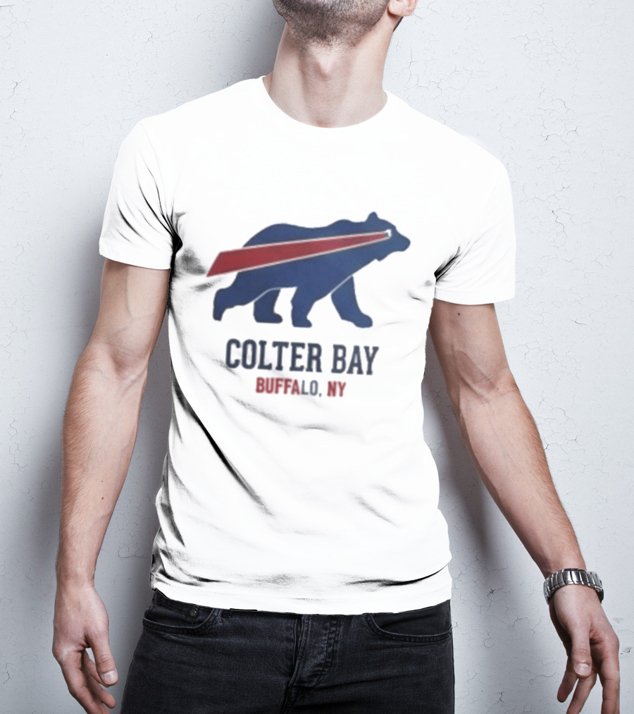 Buffalo Bills Colter Bay NY Beers Make Me Wanna Shout T-Shirt