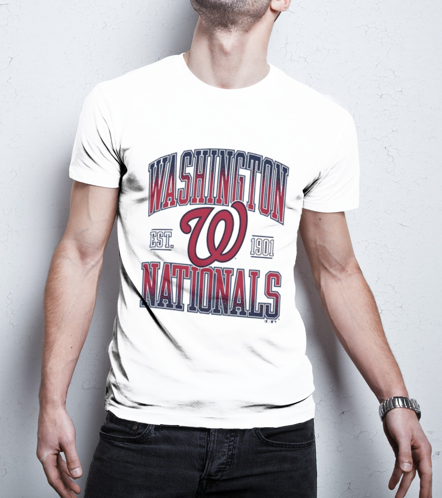 Washington Nationals Est 1901 MLB Baseball Vintage Red T-Shirt