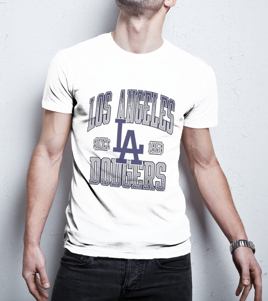 Los Angeles Dodgers LA Since 1958 MLB Baseball T-Shirt