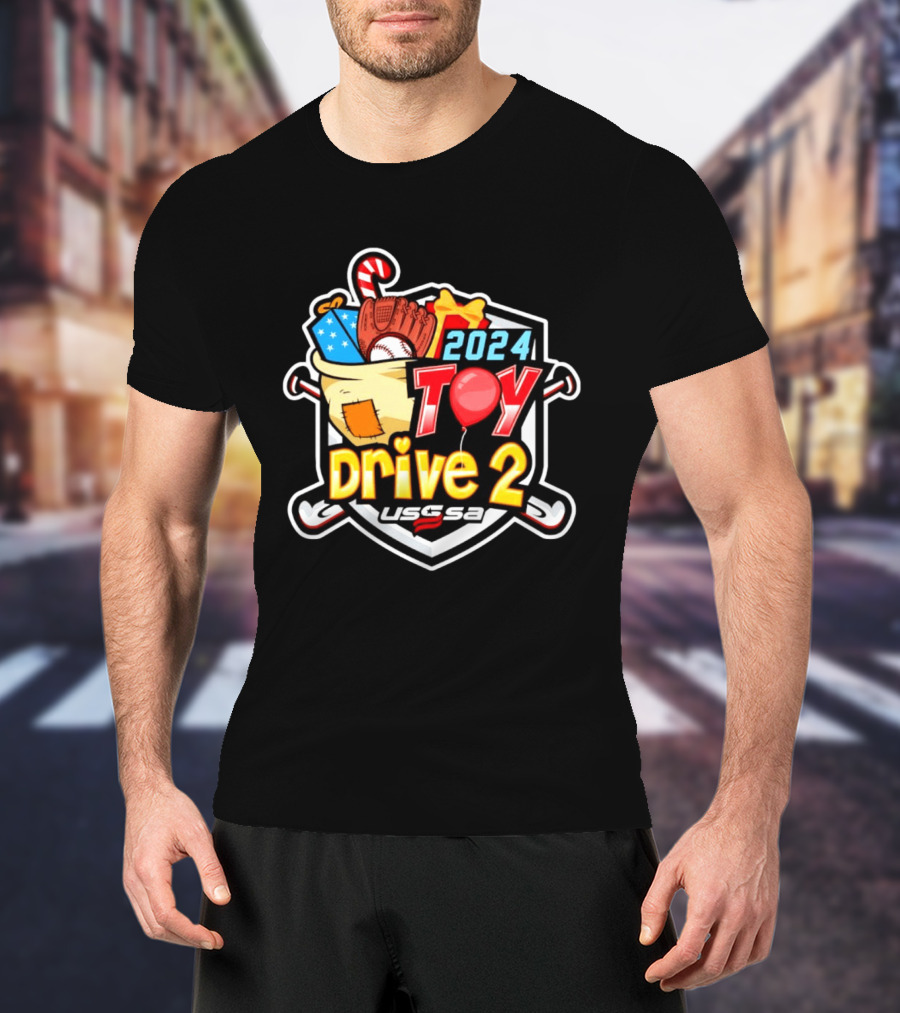 2024 USSSA Toy Drive 2 Baseball Event T-Shirt
