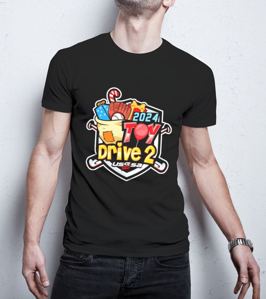2024 USSSA Toy Drive 2 Baseball Event T-Shirt