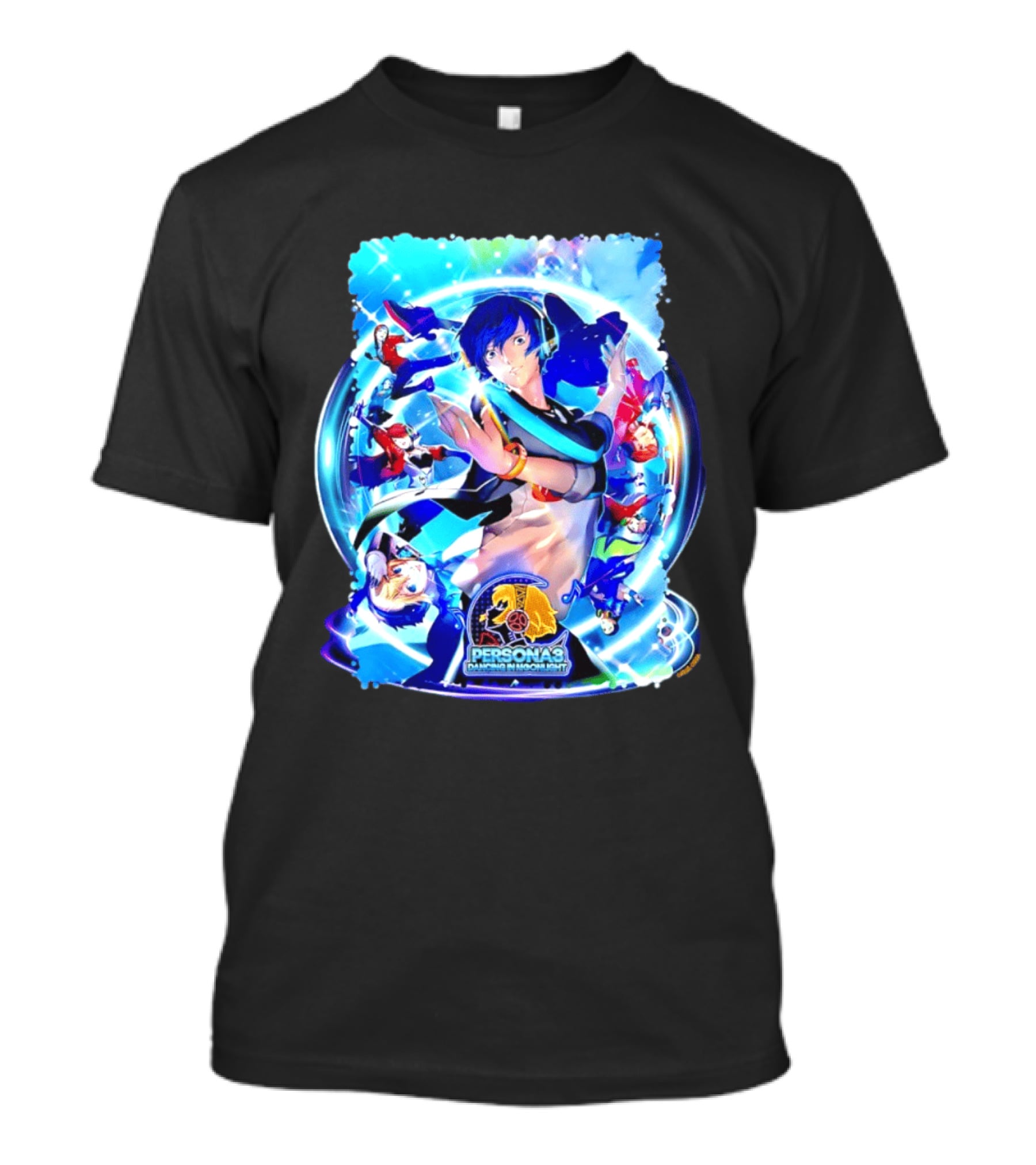 Persona 3 Dancing In Moonlight ATLUS Colorful Character Collage T-Shirt