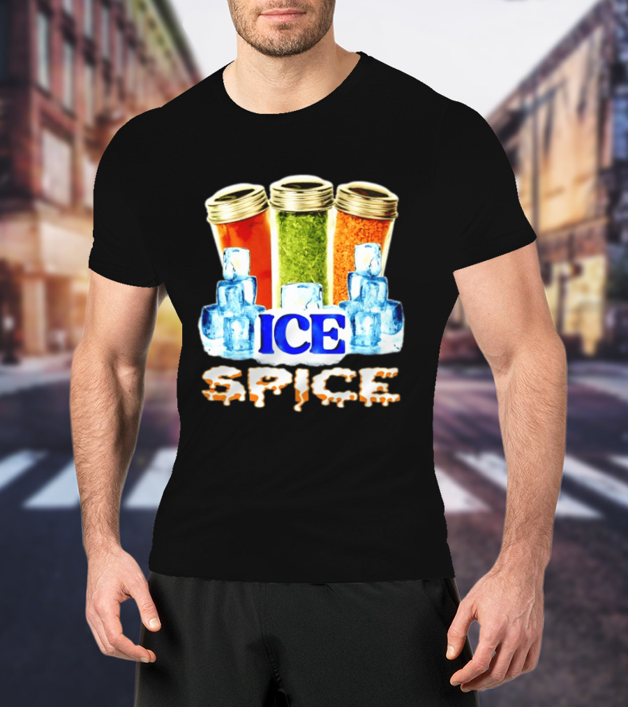Ice Spice Iced Out Hip Hop Rap Music Funny Wordplay T-Shirt
