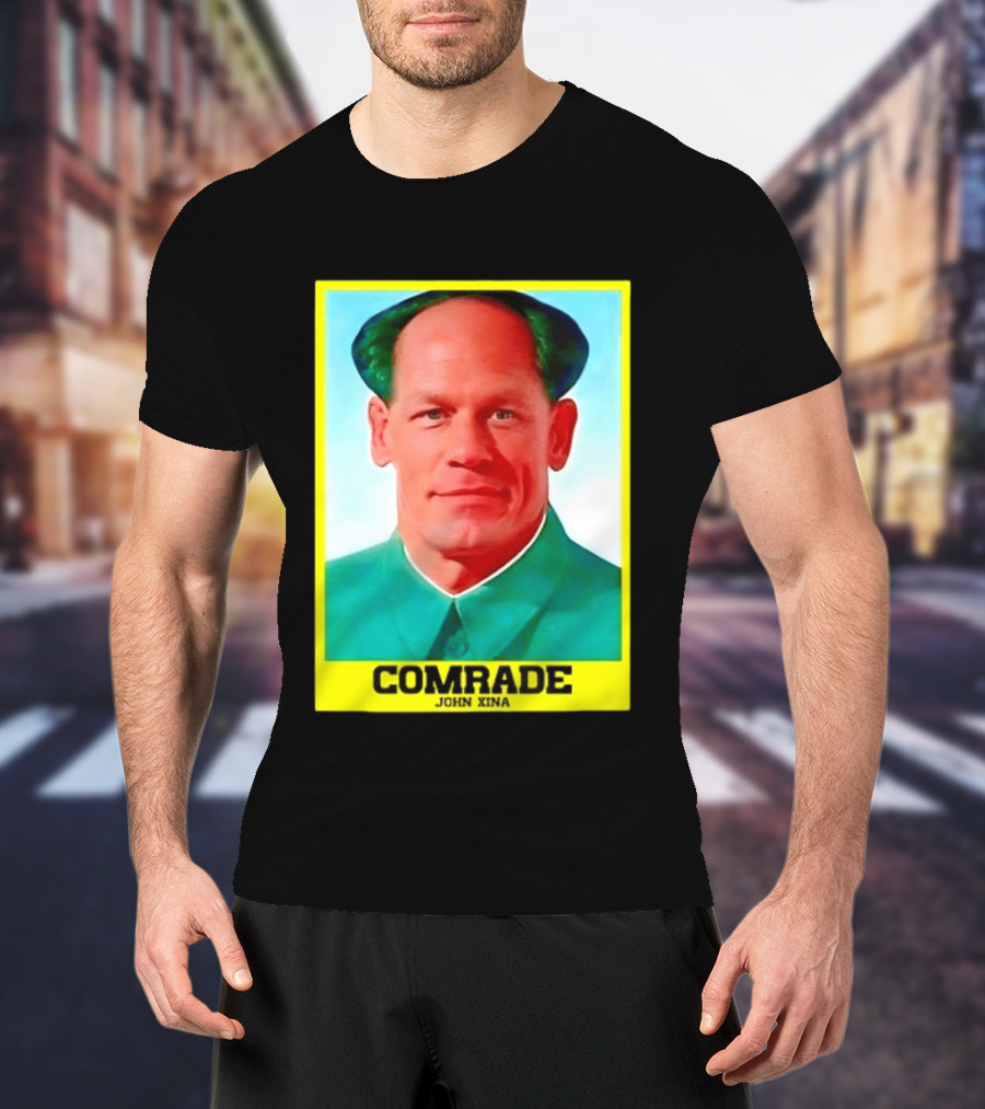 Comrade John Xina Meme Mao Zedong Parody Image T-Shirt