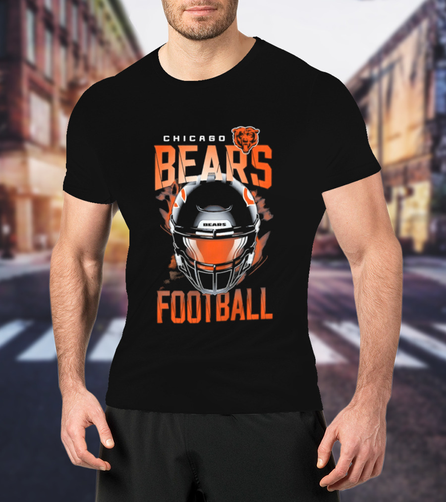 Chicago Bears Football Helmet 2026 Season T-Shirt