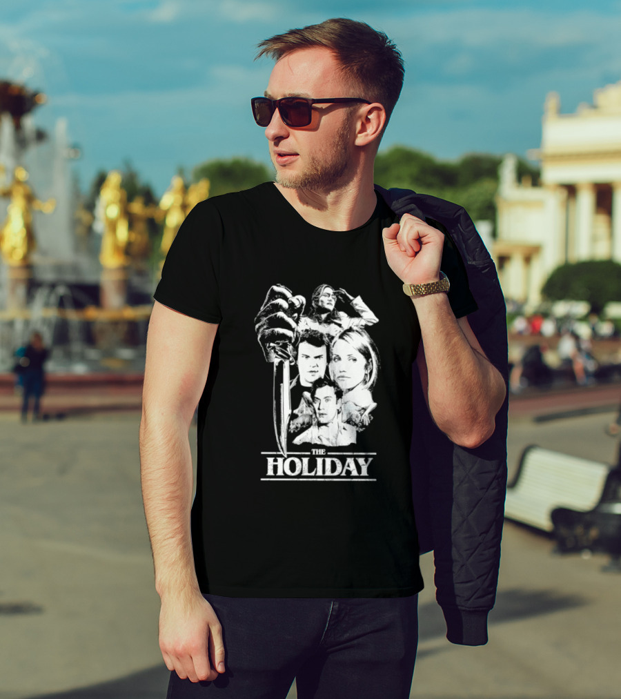 Kate Winslet Jack Black Cameron Diaz Jude Law The Holiday Horror Slasher Mashup T-Shirt