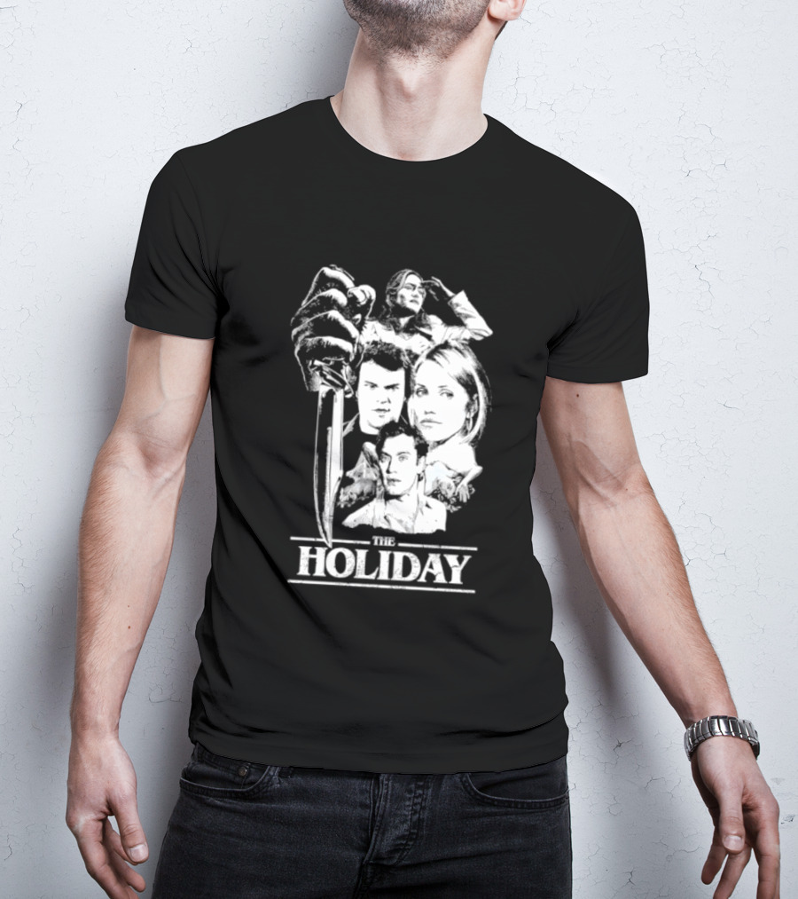 Kate Winslet Jack Black Cameron Diaz Jude Law The Holiday Horror Slasher Mashup T-Shirt