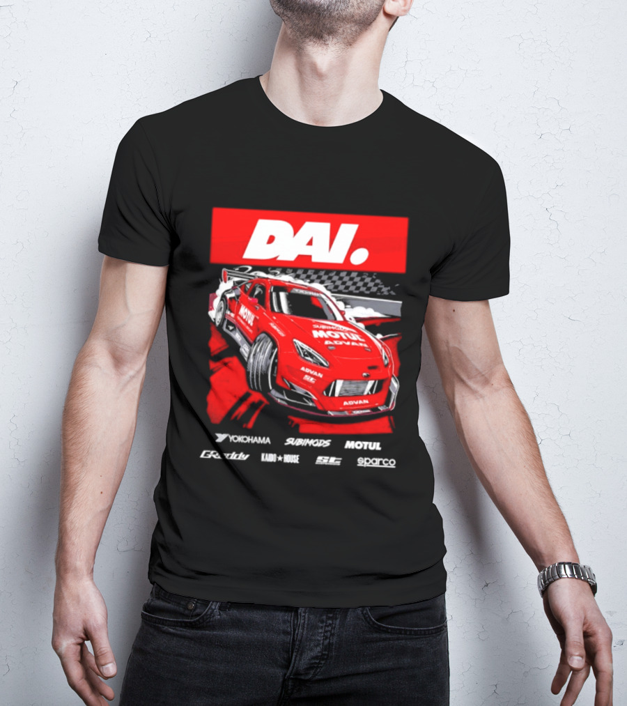 Dai Yoshihara Motul Advan Subimods Greddy Kaido House Sparco Yokohama Racing Car T-Shirt