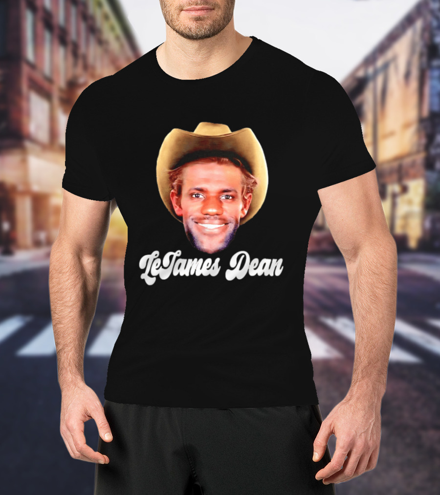 LeBron James LeJames Dean Cowboy Hat T-Shirt