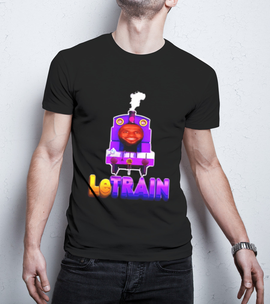 LeBron James LeTrain Meme With Philadelphia 76ers Concept T-Shirt