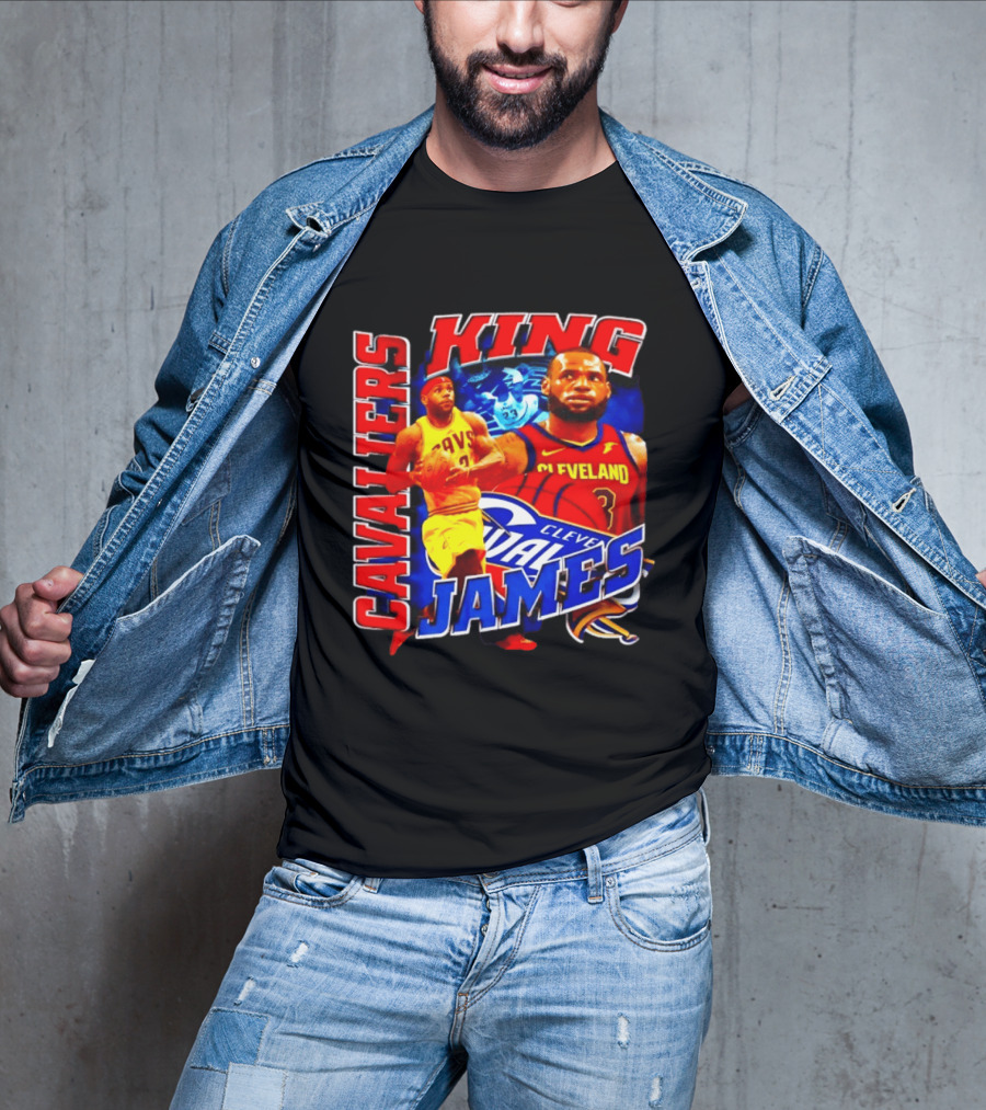 Cleveland Cavaliers King James LeBron Nike NBA Basketball Star T-Shirt