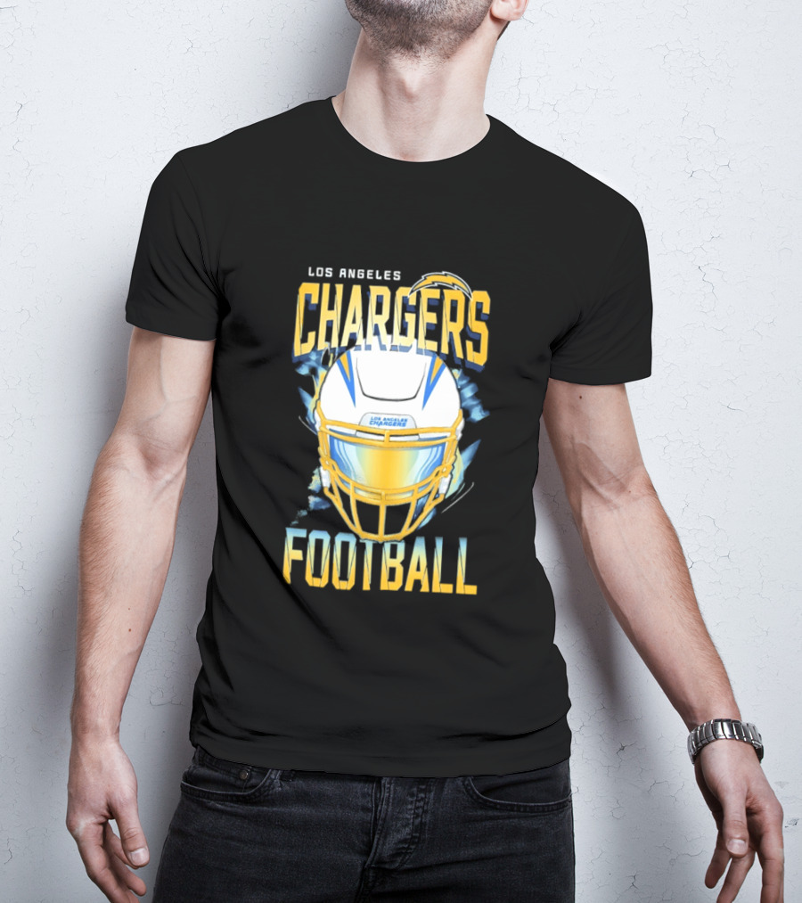 Los Angeles Chargers Football Helmet 2026 Season Team Spirit T-Shirt