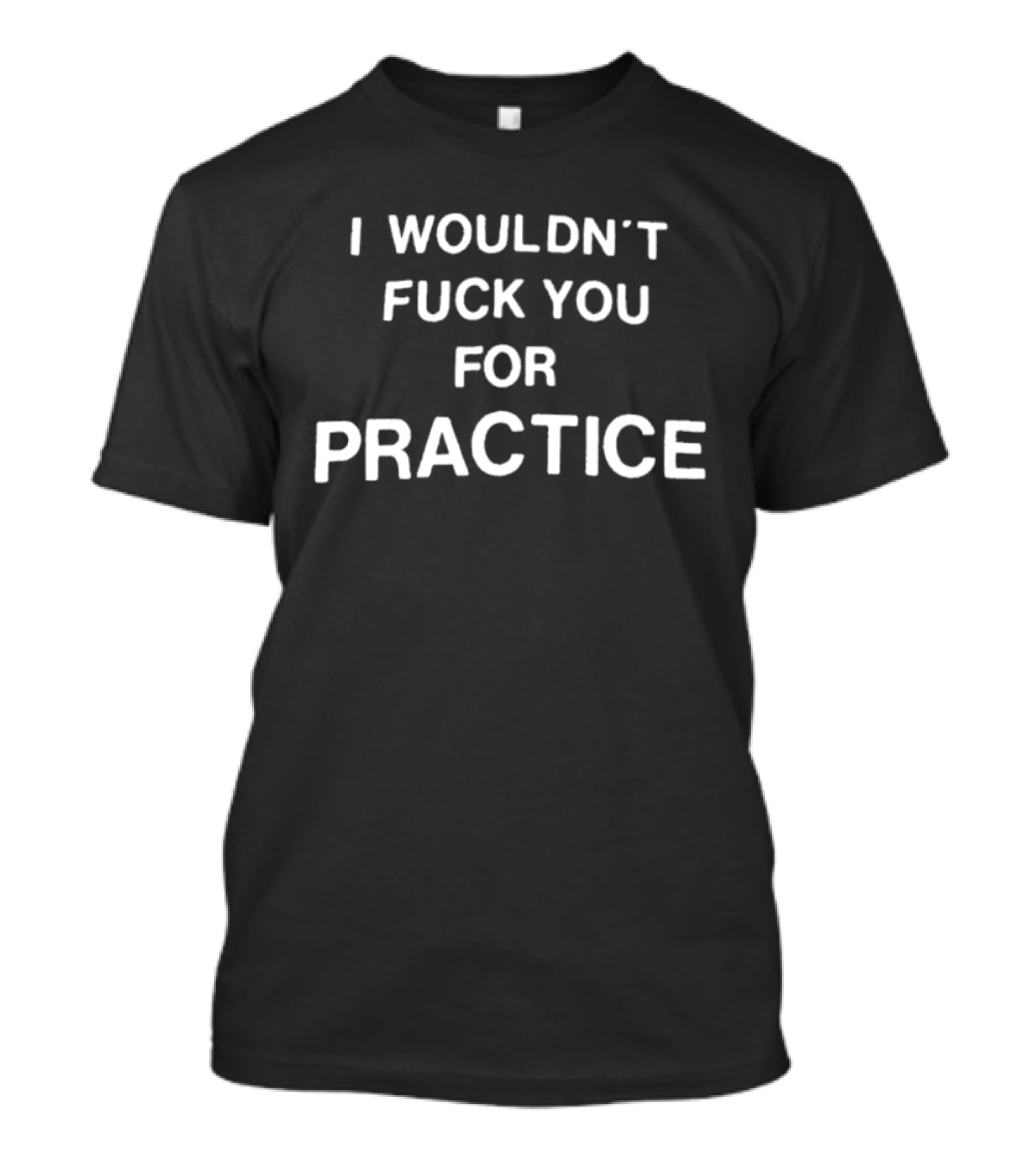 I Wouldn't Fuck You For Practice Witty T-Shirt