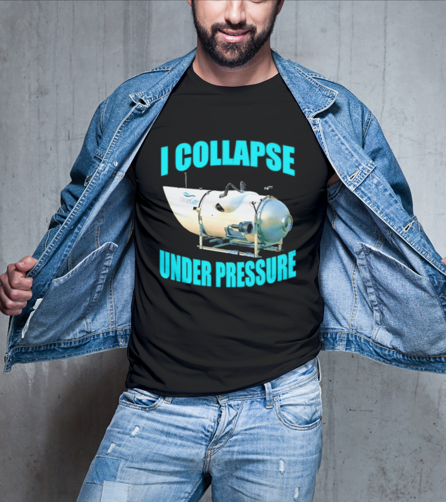 OceanGate Titan Submersible I Collapse Under Pressure T-Shirt