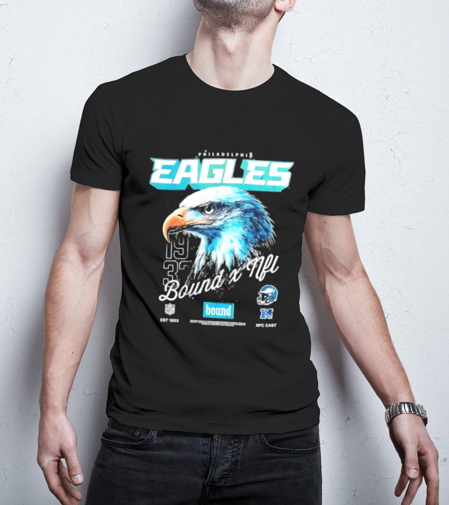 Philadelphia Eagles Bound NFC East 1933 Bird Head Helmet NFL T-Shirt