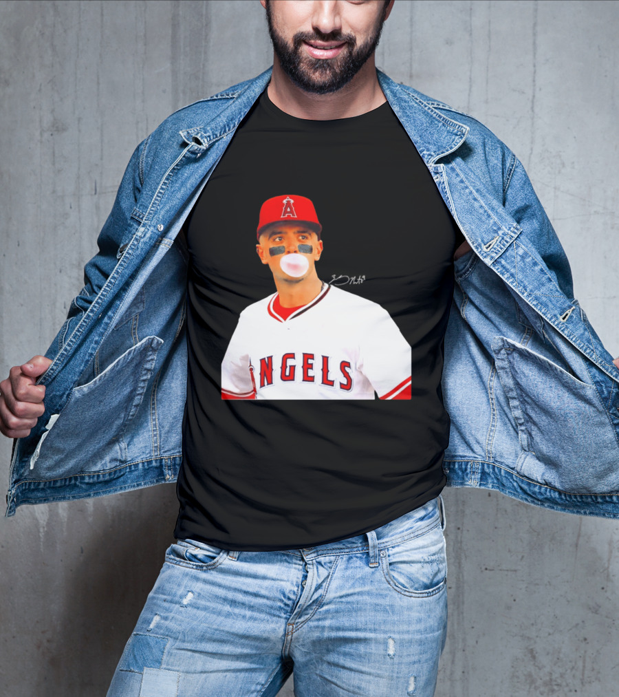 Zach Neto Los Angeles Angels 2026 MLB Season Bubblegum Moment T-Shirt