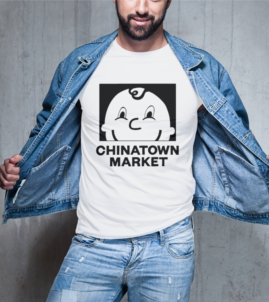 Chinatown Market Smiley Face Retro Cartoon T-Shirt
