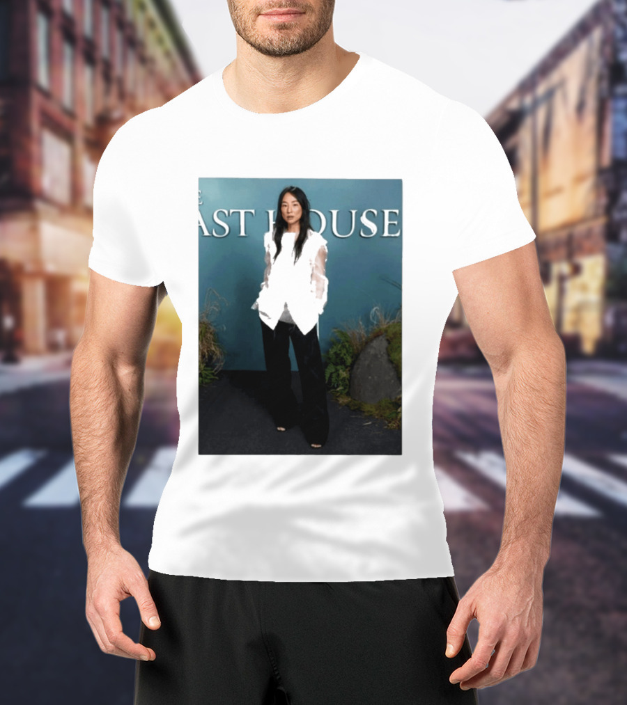 The Last House Fashion Greta Lee The Row T-Shirt