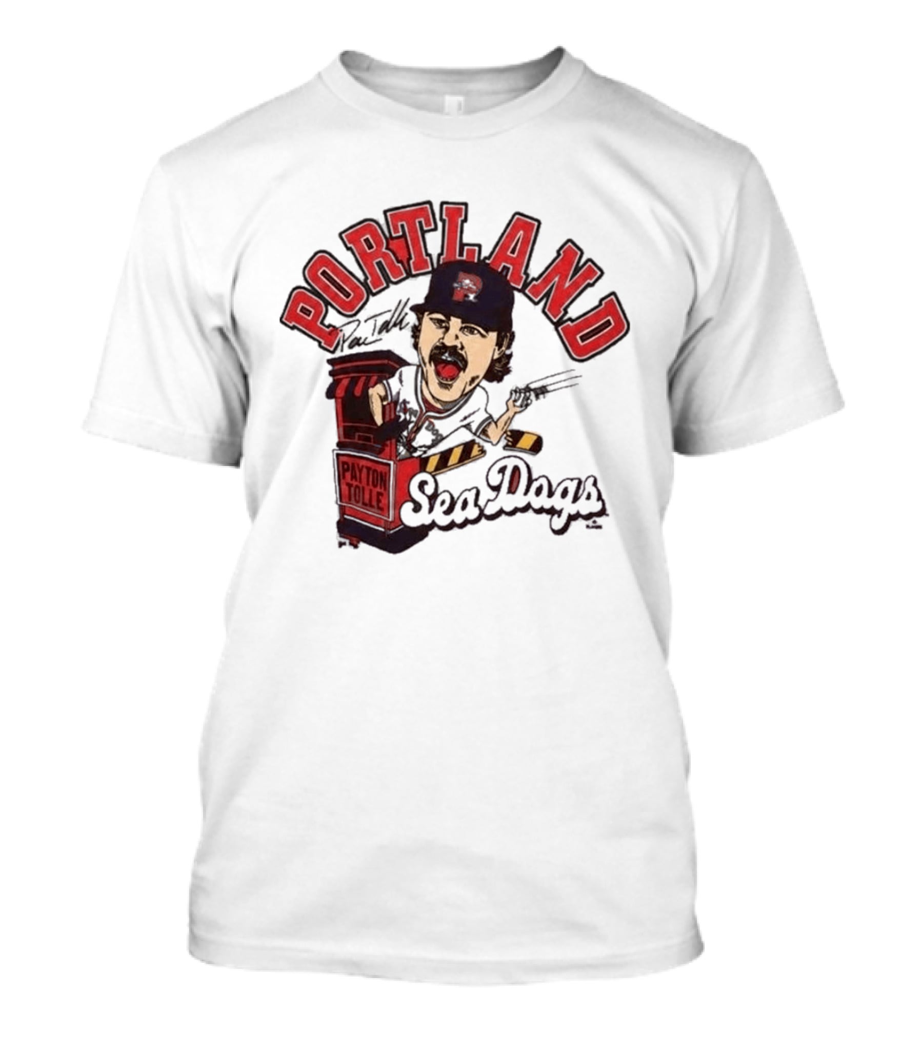 Payton Tolle Portland Sea Dogs Baseball T-Shirt
