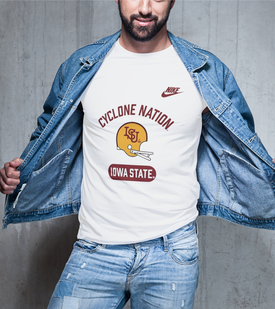 Cyclone Nation Iowa State ISU Football Nike T-Shirt
