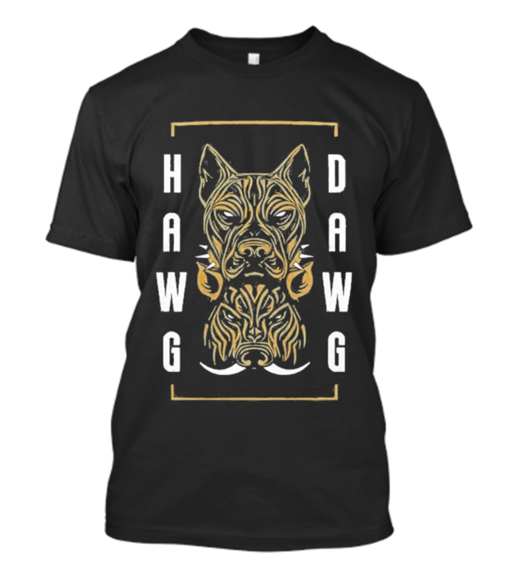 Hawg Dawg Pitbull Boar Two Faced Canine T-Shirt