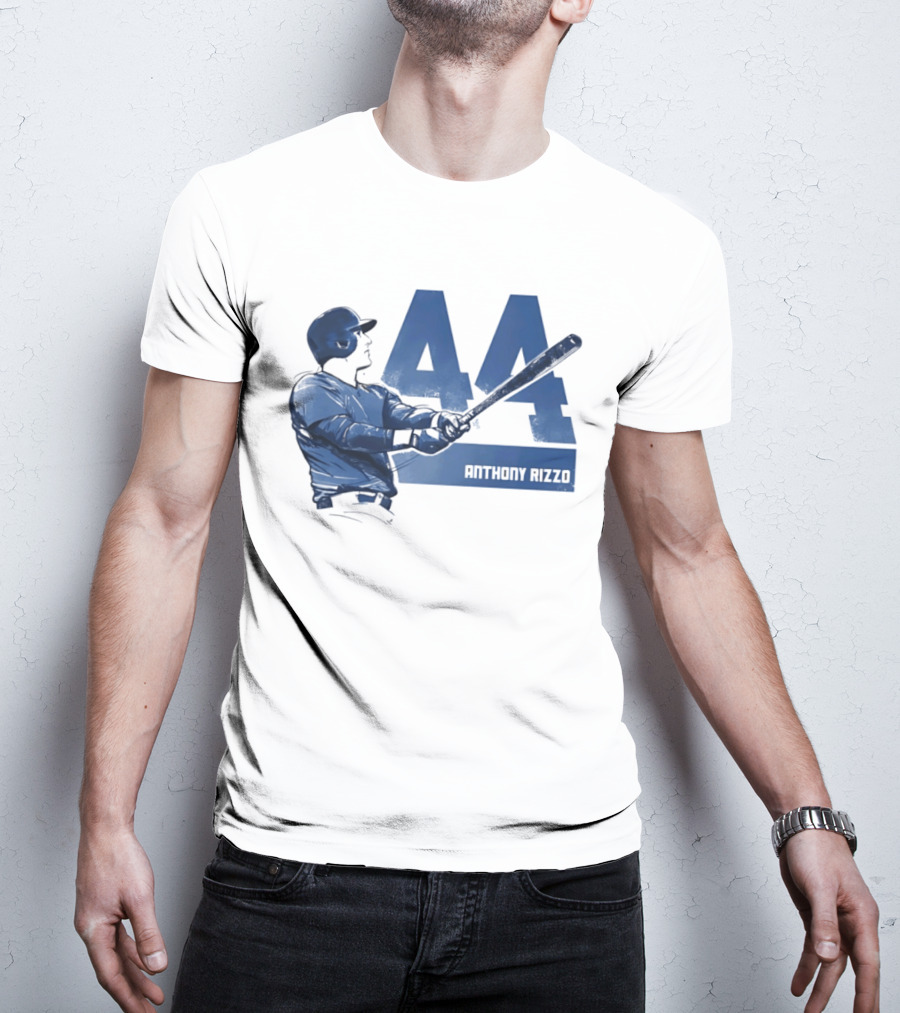Anthony Rizzo 44 Swing Chicago Cubs Slugger T-Shirt