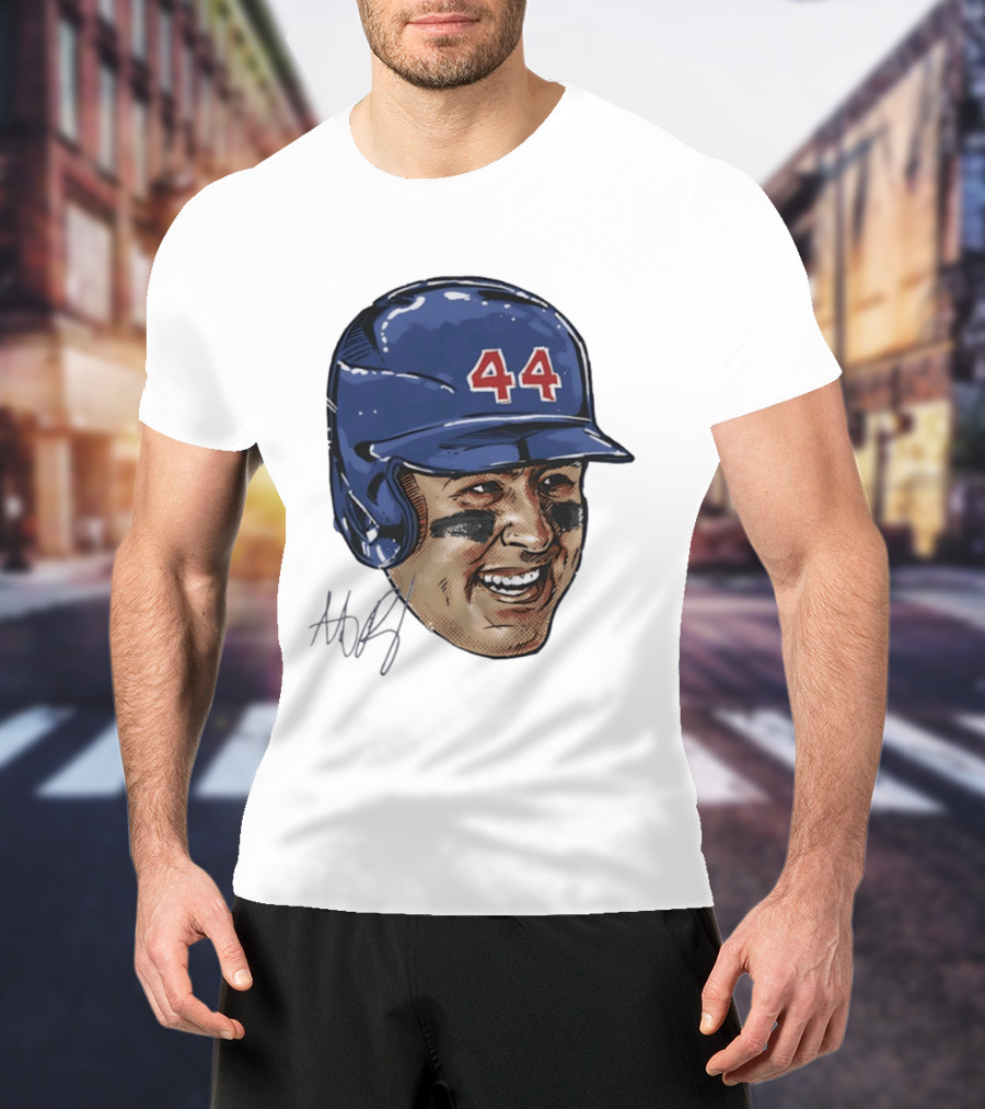 Anthony Rizzo 44 Chicago Cubs Iconic Smile Swag Head T-Shirt