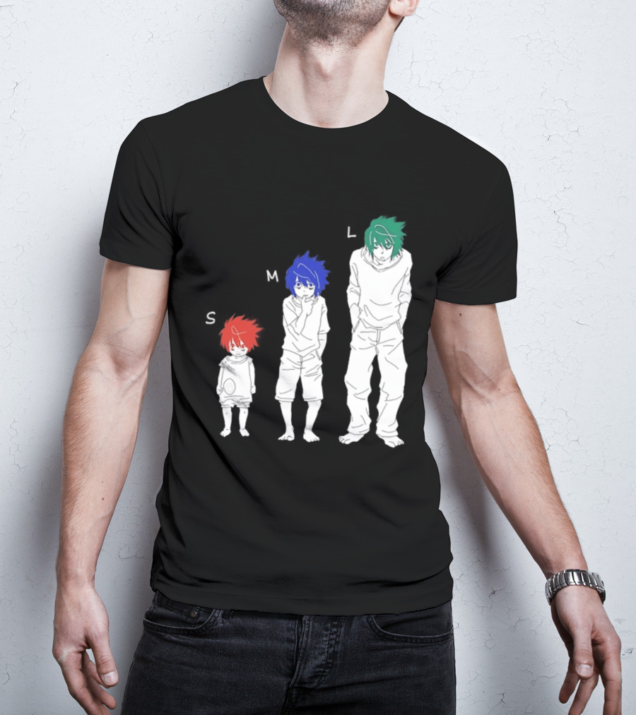 S M L Beyond Birthday Mello L Lawliet Colorful T-Shirt