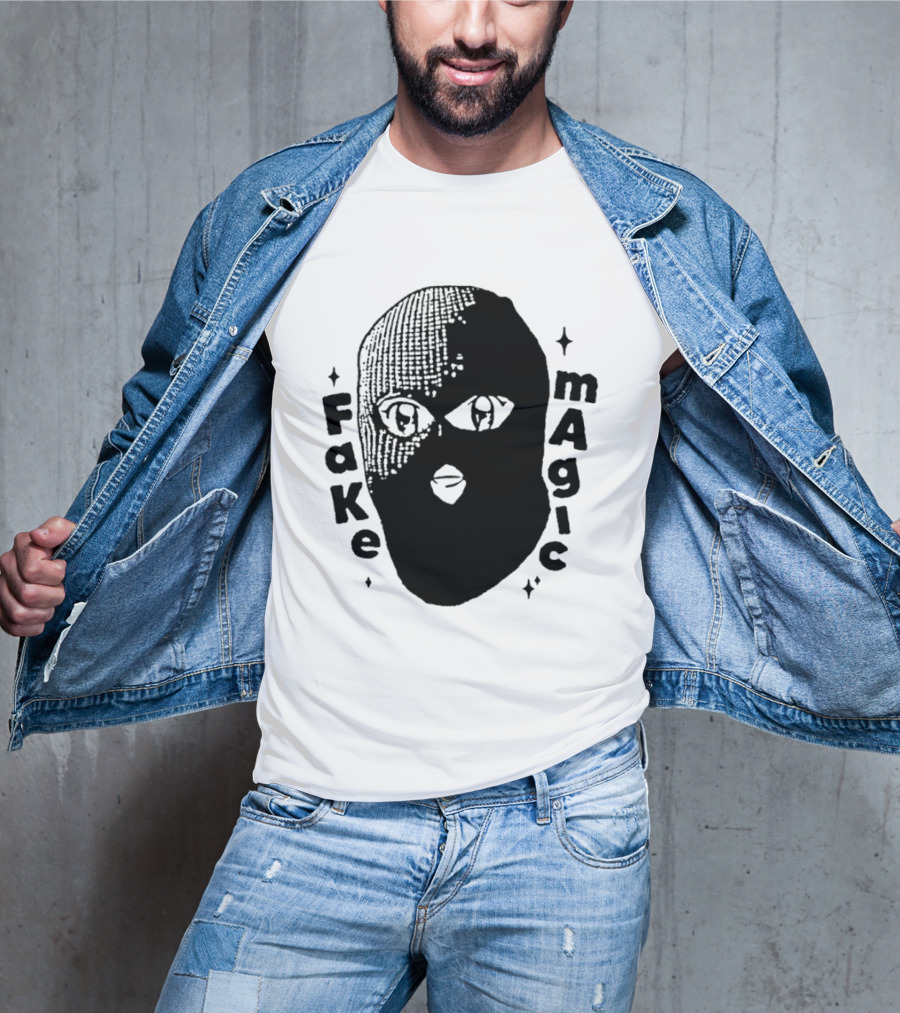 Fake Magic Anime Eyes Balaclava Ski Mask T-Shirt