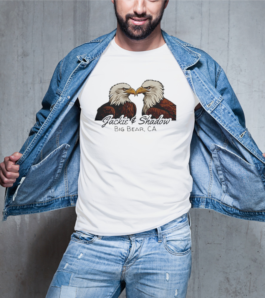 Jackie And Shadow Bald Eagles Big Bear CA Wildlife Pair T-Shirt