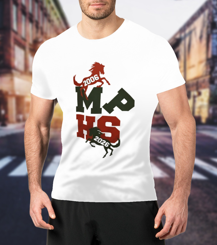 Morgan Park Mustangs MPHS 2006 2026 T-Shirt