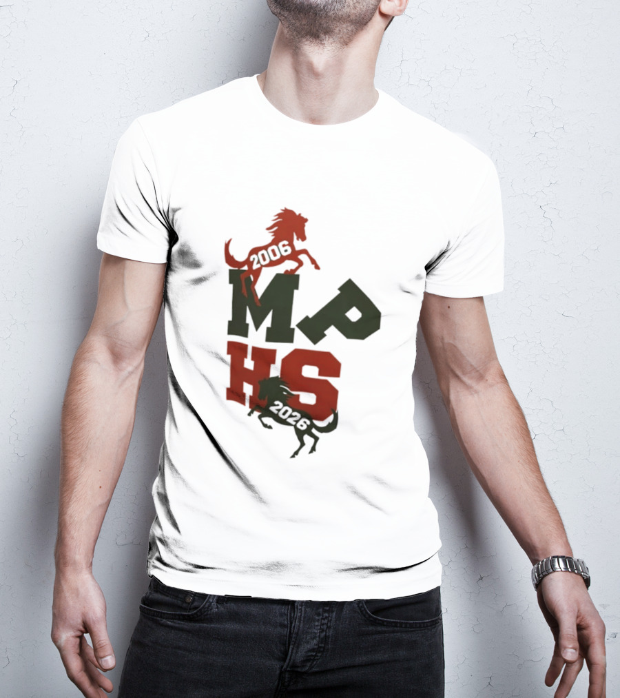Morgan Park Mustangs MPHS 2006 2026 T-Shirt
