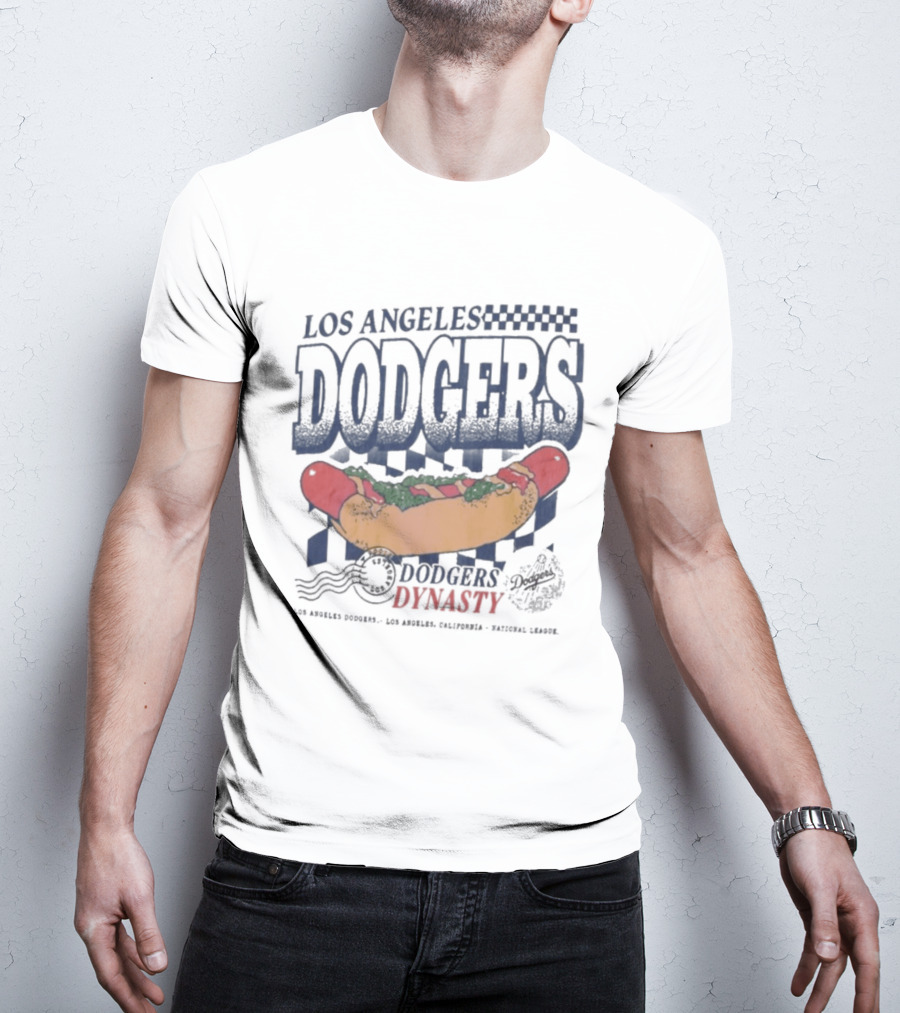 Los Angeles Dodgers Hot Dog Dynasty T-Shirt