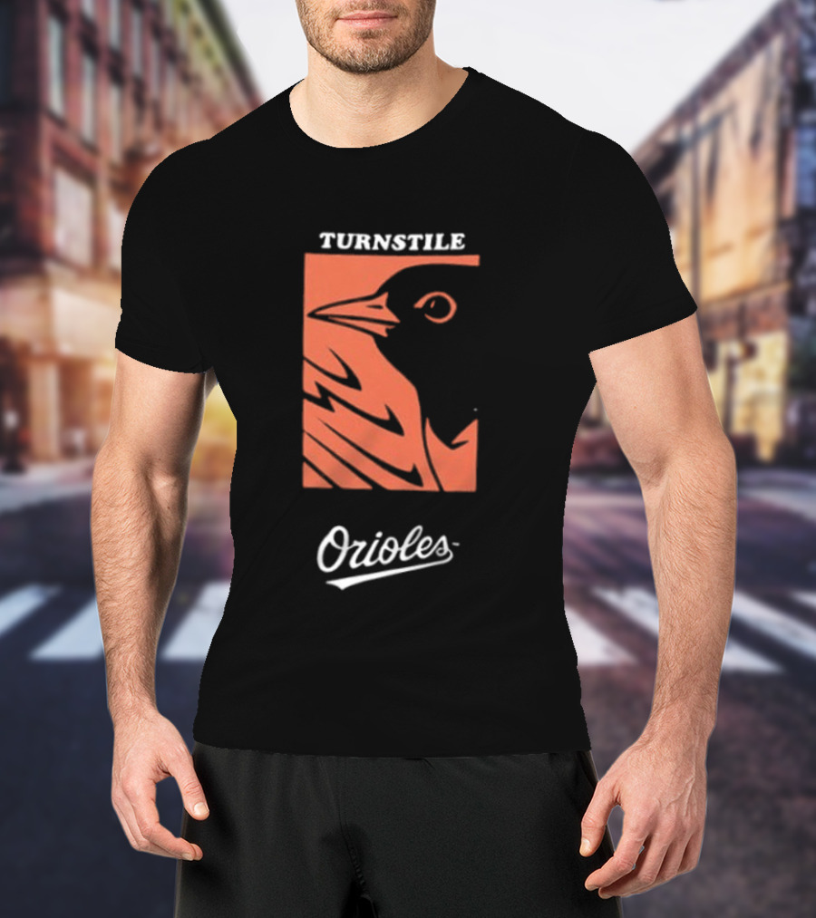 Baltimore Orioles Turnstile 2026 These Birds Not Meant To Fly Alone Two Sided T-Shirt
