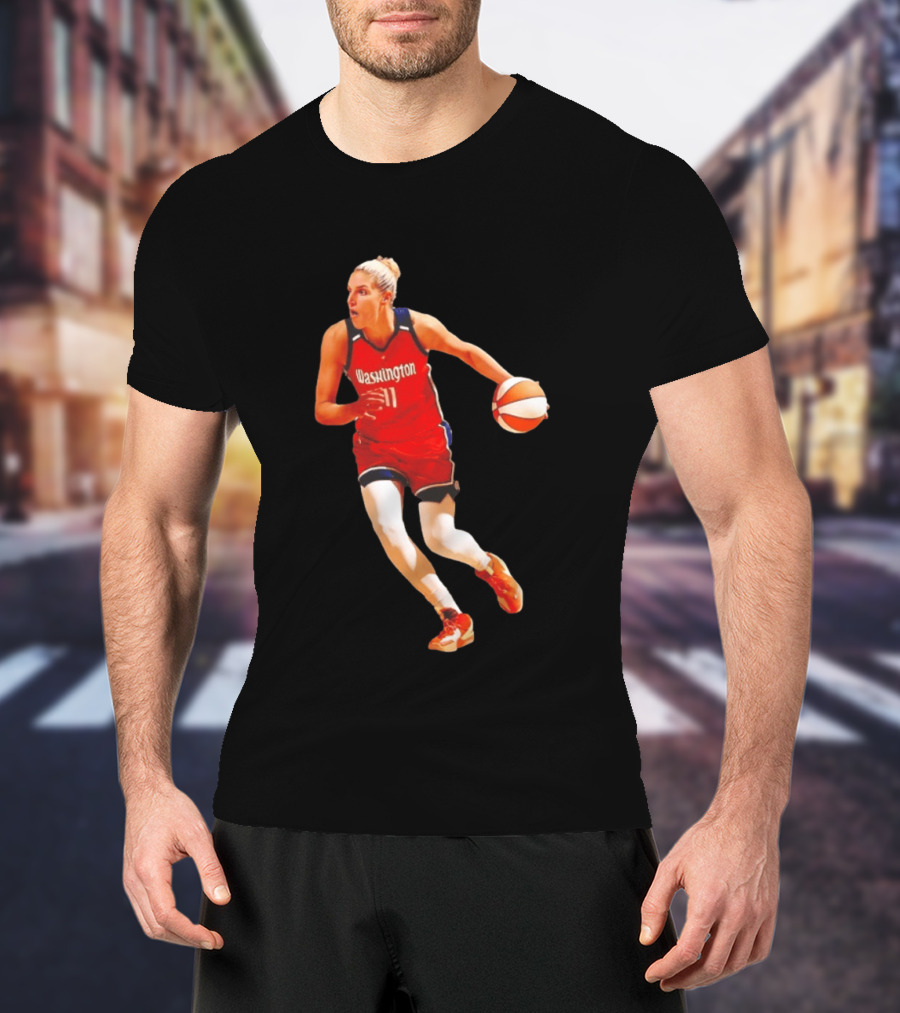 Elena Delle Donne Washington Mystics Basketball Hall Of Fame Player 11 T-Shirt
