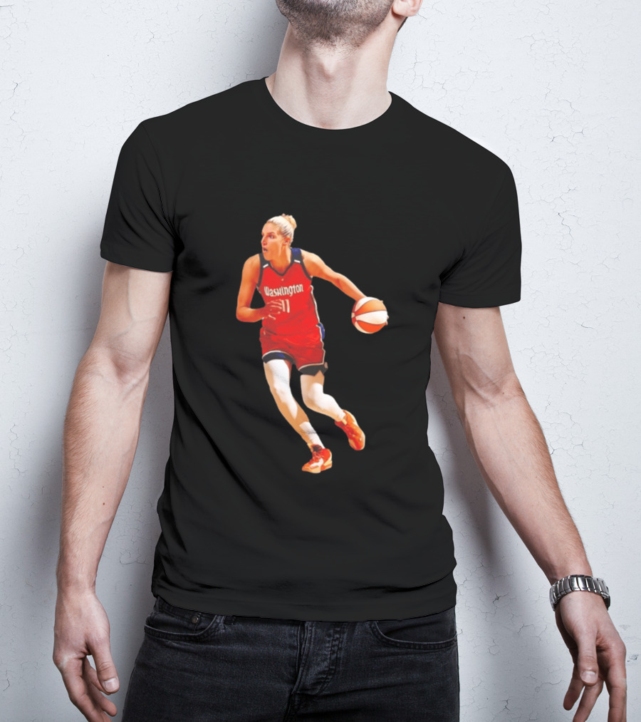 Elena Delle Donne Washington Mystics Basketball Hall Of Fame Player 11 T-Shirt