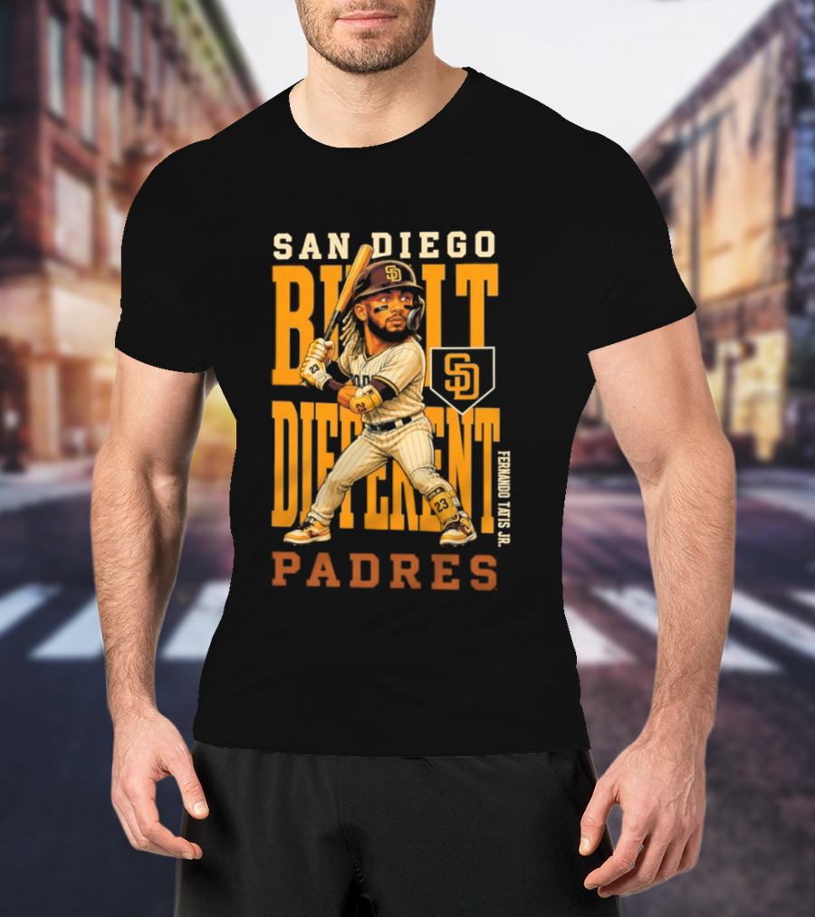 San Diego Built Different Padres Fernando Tatis Jr. 2026 MLB Season T-Shirt
