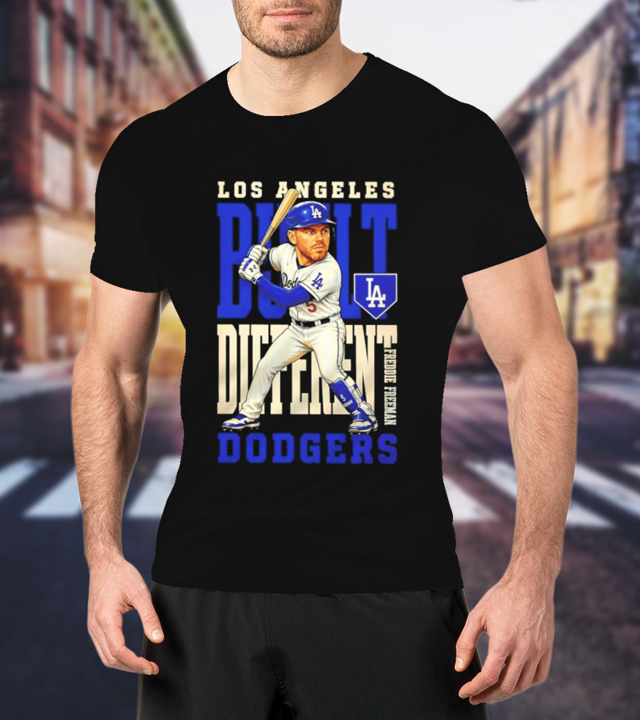 Los Angeles Dodgers Built Different Freddie Freeman MLB T-Shirt
