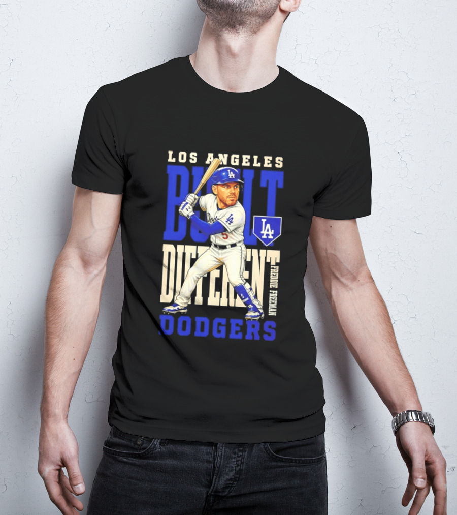 Los Angeles Dodgers Built Different Freddie Freeman MLB T-Shirt
