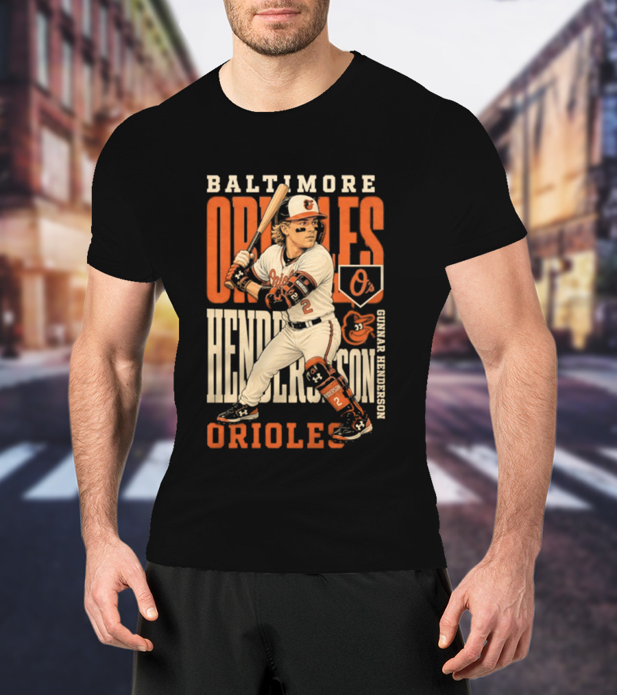 Baltimore Orioles Gunnar Henderson 2026 MLB Season T-Shirt
