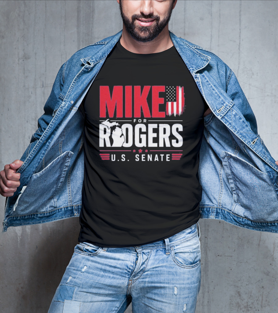 Mike Rogers U.S. Senate Campaign American Flag T-Shirt