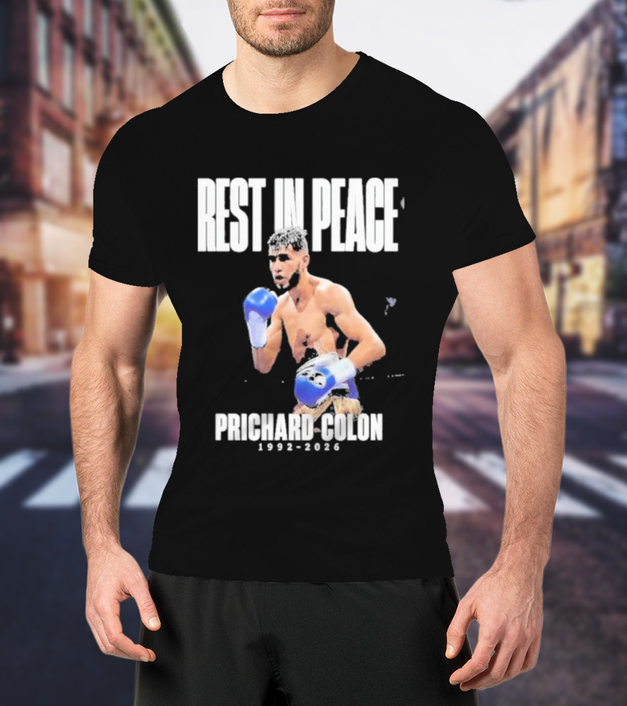Rest In Peace Prichard Colon 1992 2026 Boxing Gloves T-Shirt