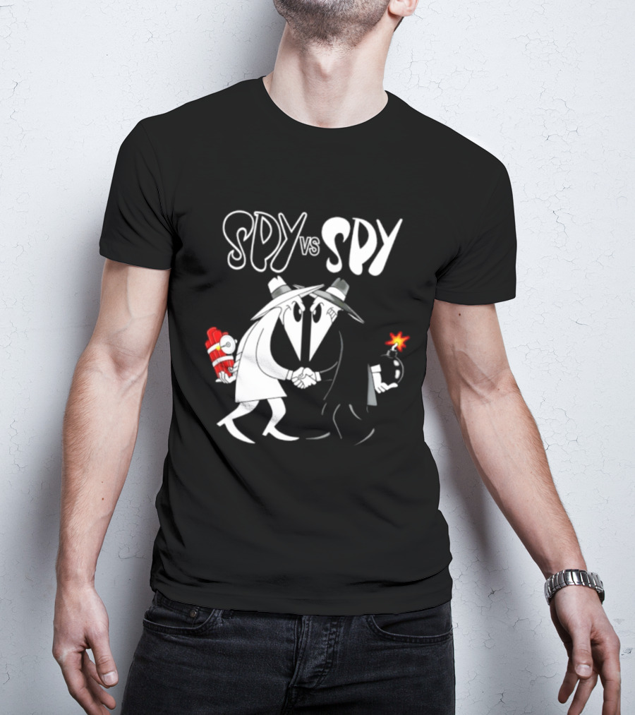 Spy Vs Spy Mad Magazine Comic Strip Cold War Classic Characters Showdown T-Shirt