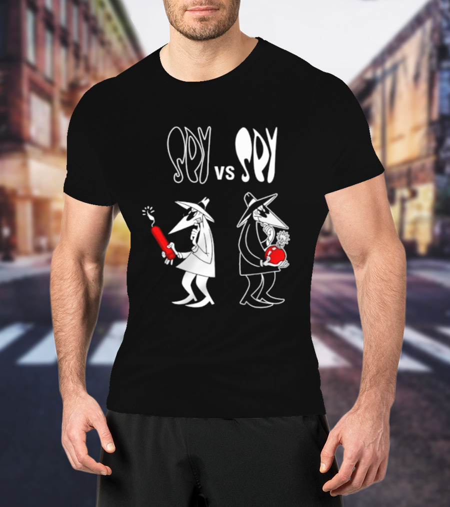 Spy Vs Spy Mad Magazine Classic Comic Characters Showdown Bomb And TNT T-Shirt